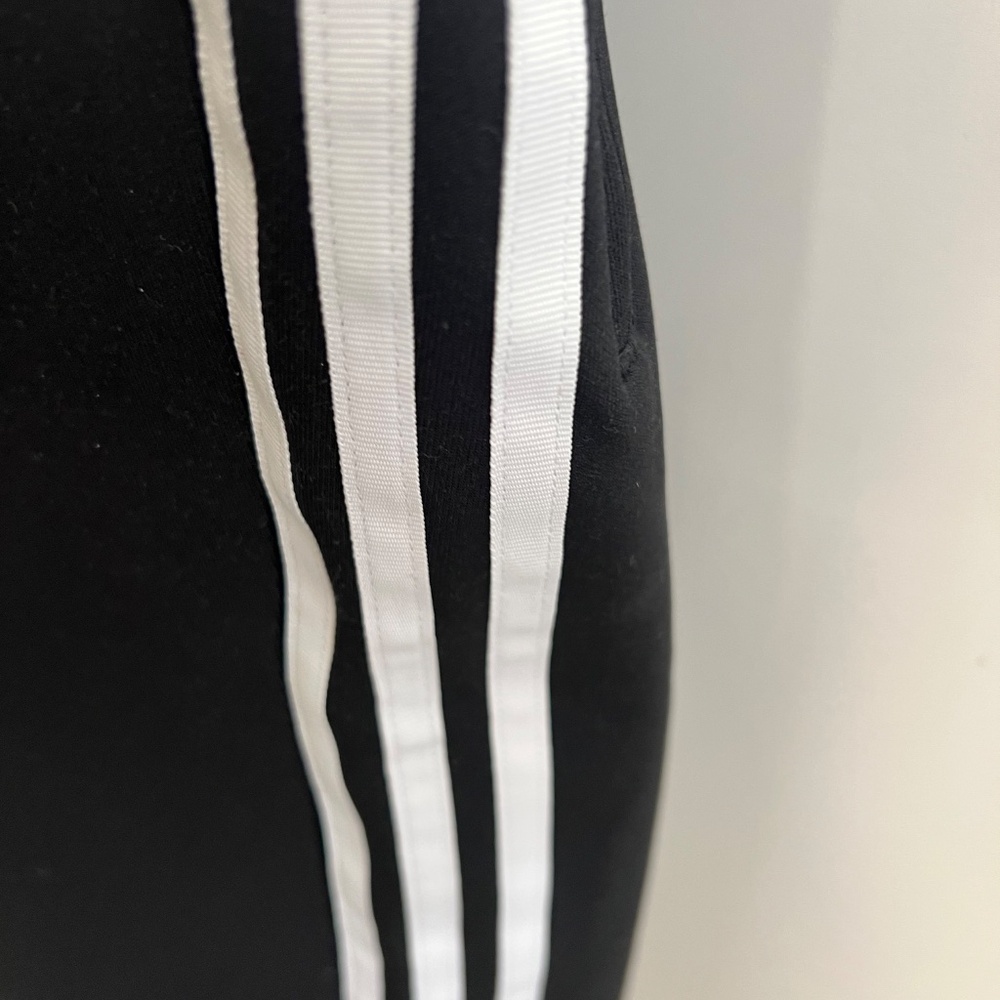 Adidas Three Stripe Track Pants- Women's US Size XS- Black and White - Picture 13 of 14